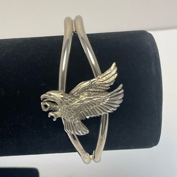 Gypsey Jewelry - Flying Eagle Bracelet. Pewter and jewellers bronze palladium plated.